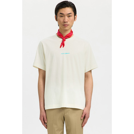 Selected Homme t-shirt ecru