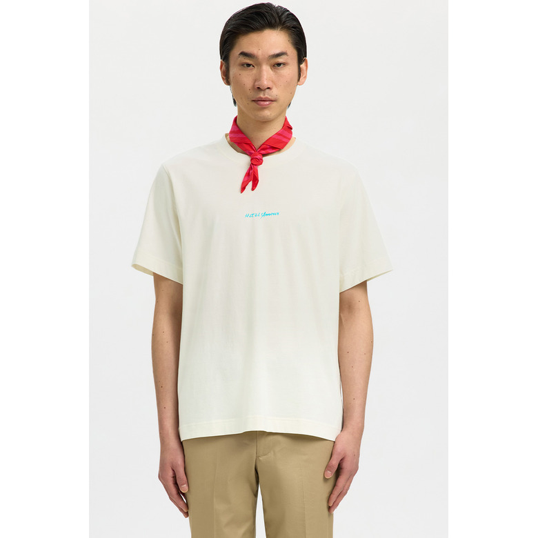 Selected Homme t-shirt ecru 2