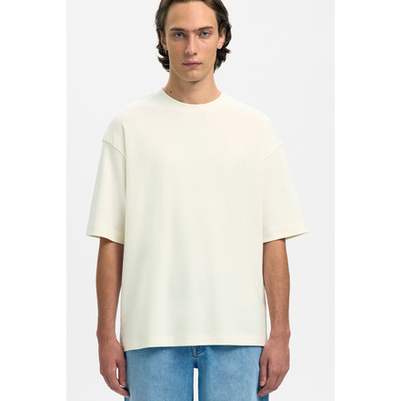 Selected Homme t-shirt ecru