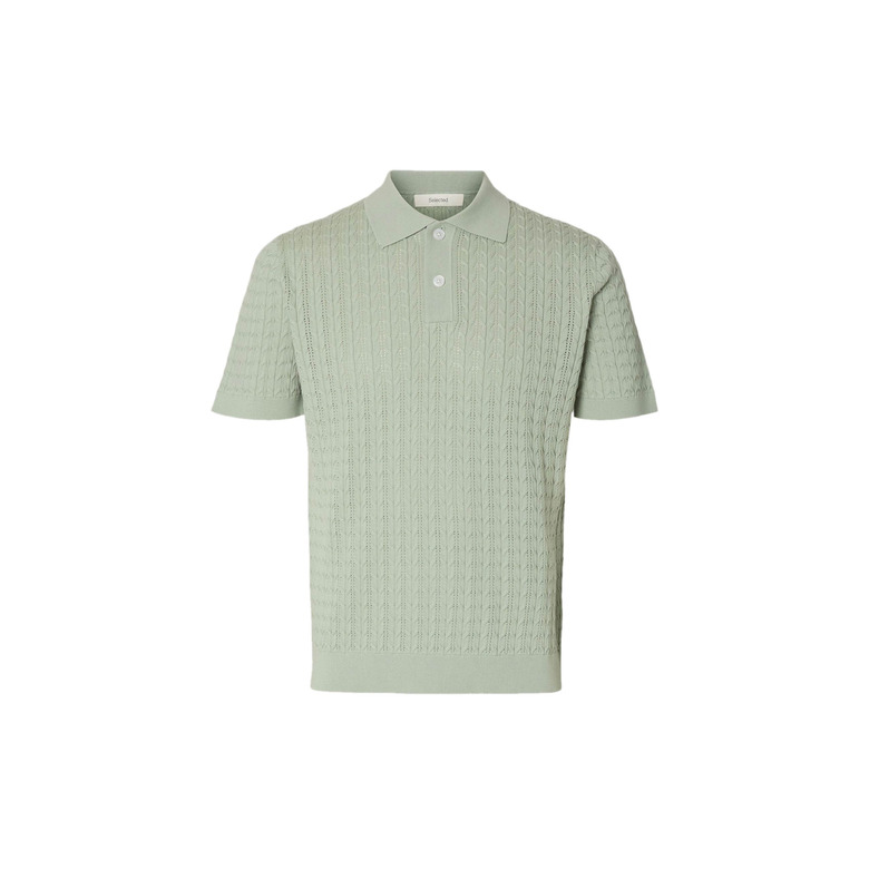 Selected Homme polo vert 1