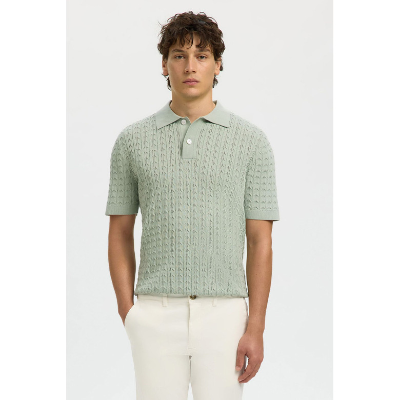 Selected Homme polo vert 2