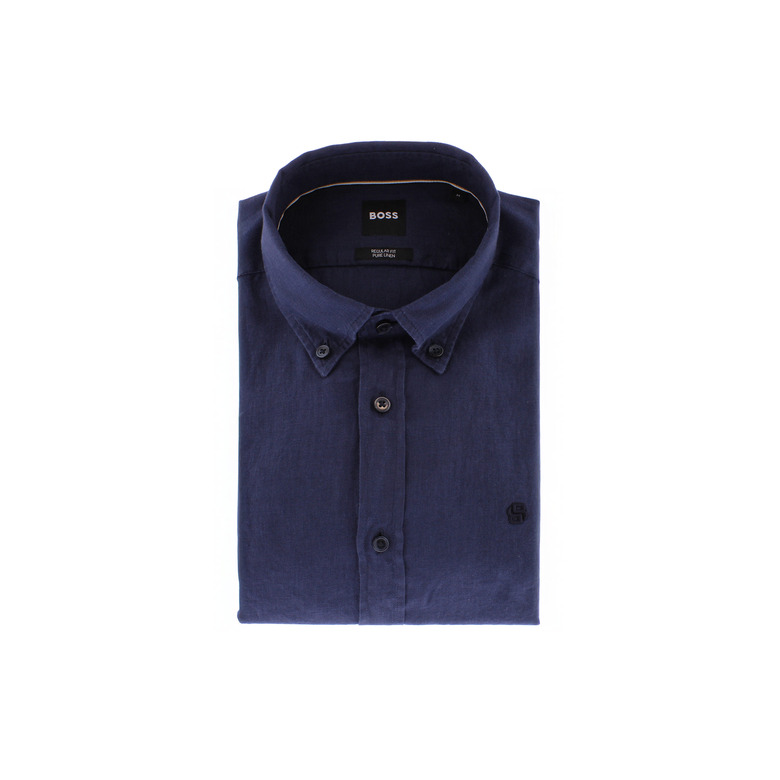 Boss chemise bleu 1