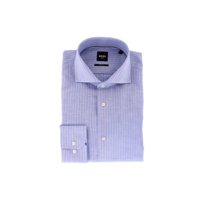 Boss chemise bleu 1