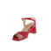 Emmeblu Altramarea sandales rouge 3