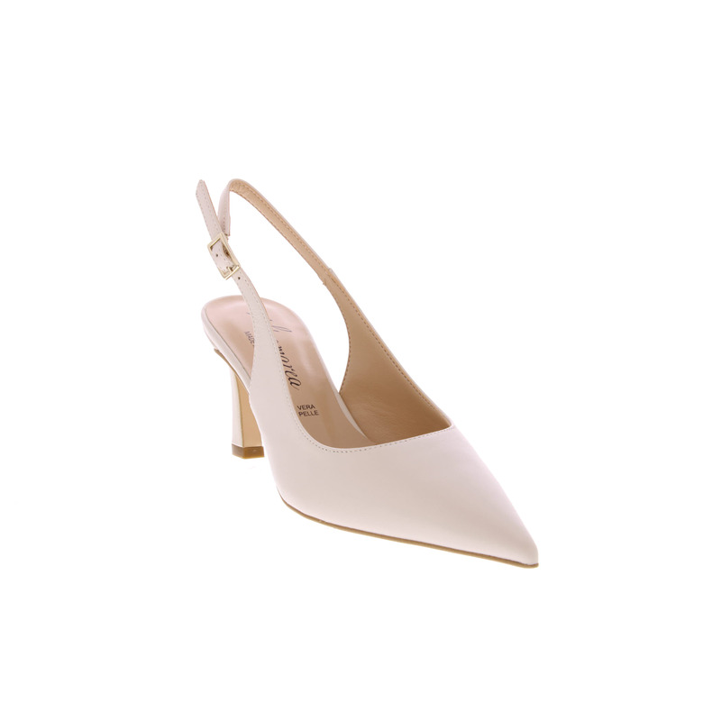 Emmeblu Altramarea slingbacks ecru 2