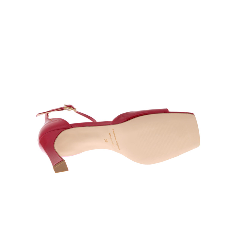 Emmeblu Altramarea sandales rouge 5