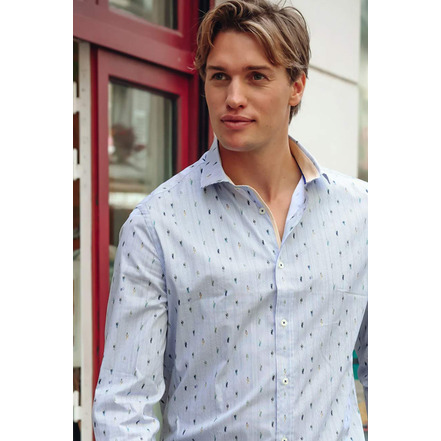 A Fish Named Fred hemd blau