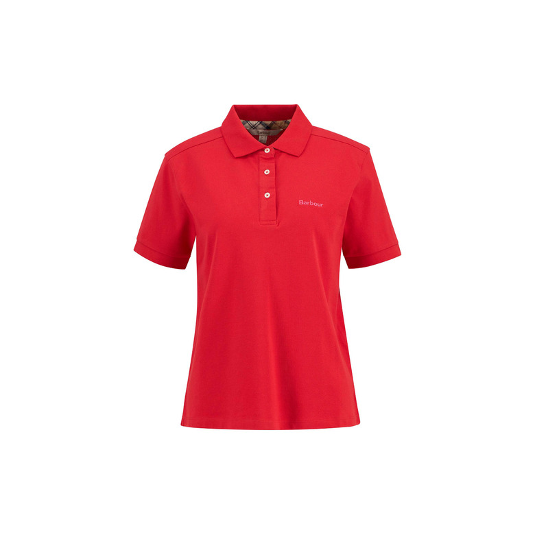 Barbour polo rood 1