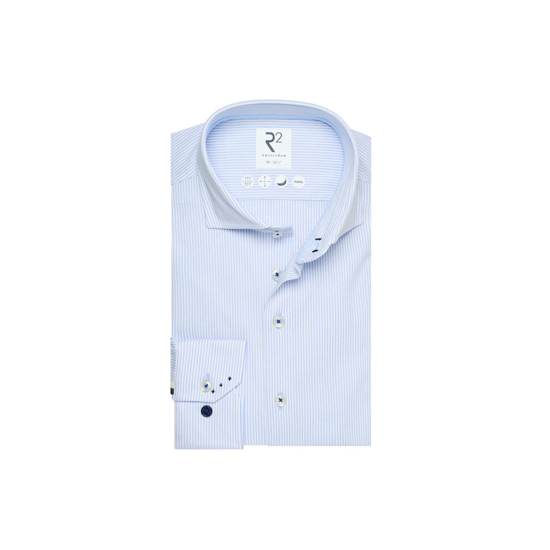R2 Amsterdam hemd blauw 1