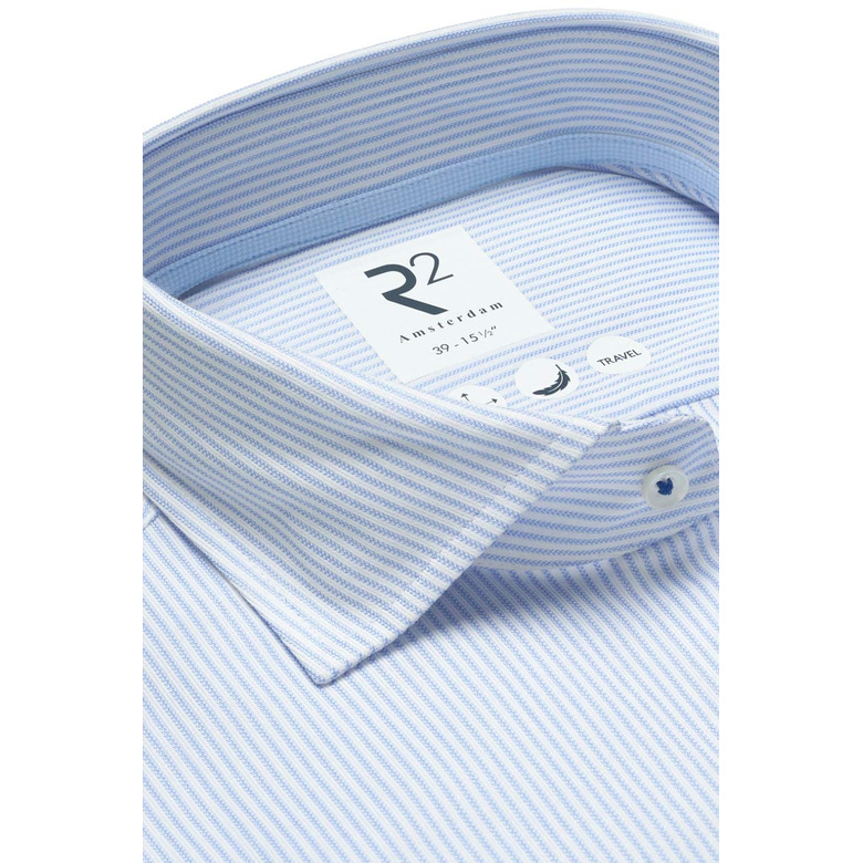 R2 Amsterdam hemd blauw 2