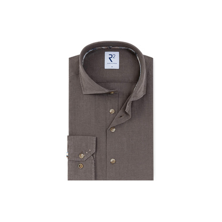 R2 Amsterdam hemd bruin