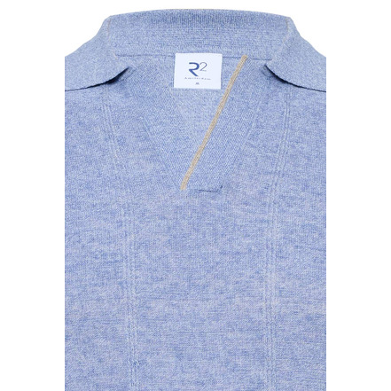 R2 Amsterdam polo blauw