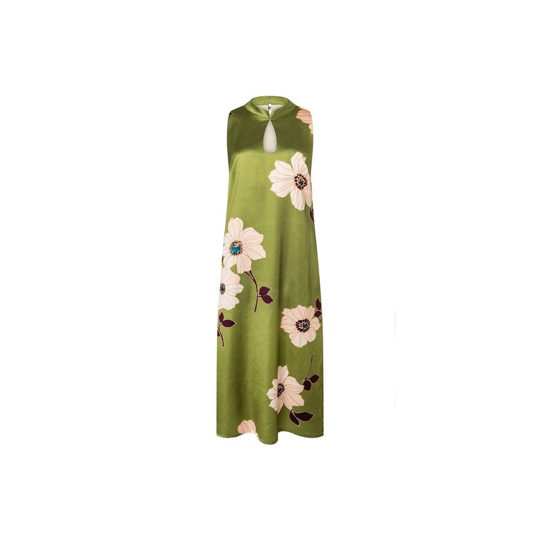 Ana Alcazar robe vert 1