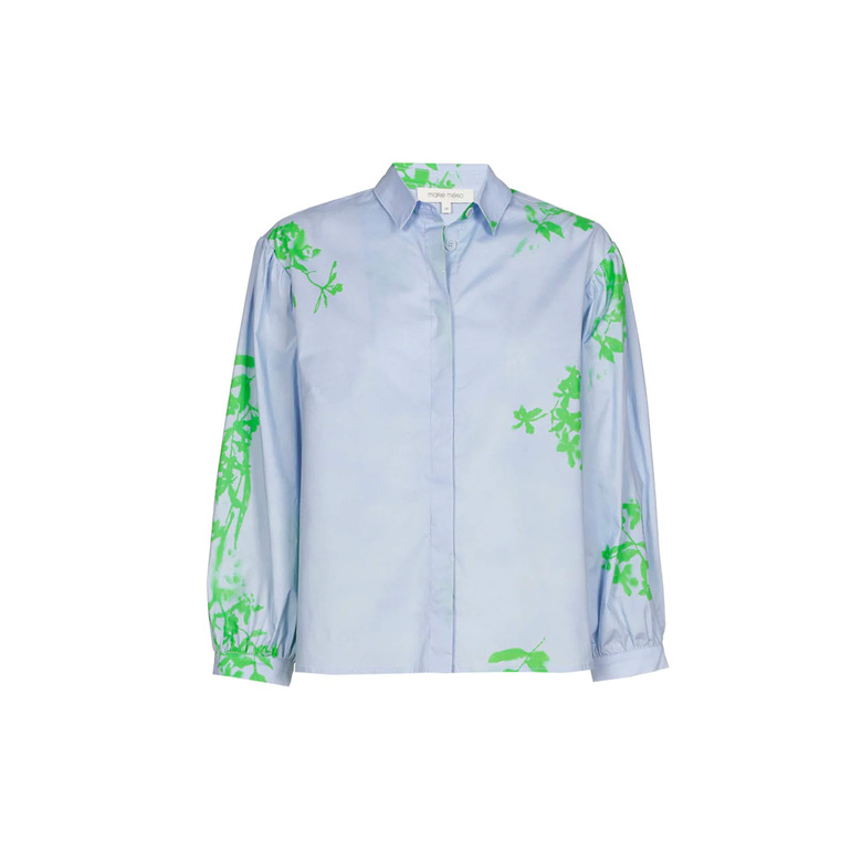 Marie Mero chemisier bleu 1