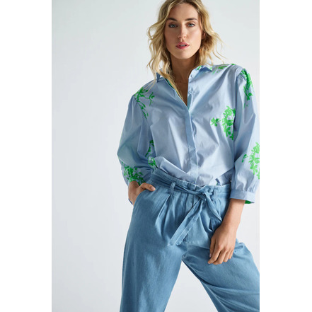 Marie Mero bluse blau