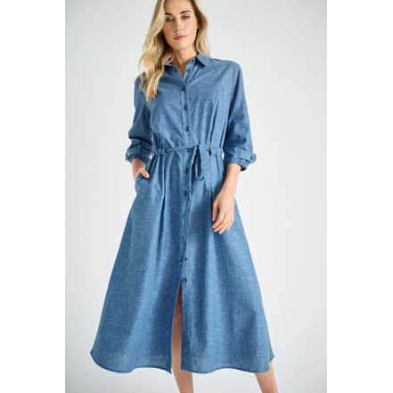 Marie Mero jurk blauw