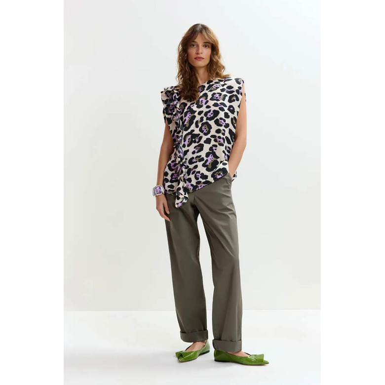 Essentiel broek groen 2