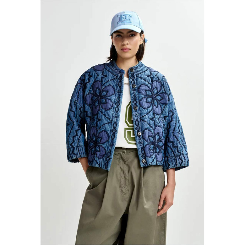 Essentiel vest blauw 2