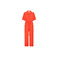 Ichi jumpsuit rood 1