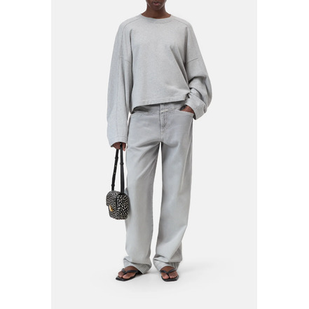 Closed sweater grijs