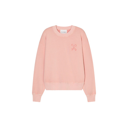 Closed sweater roze