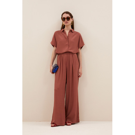 By-bar broek bordeaux