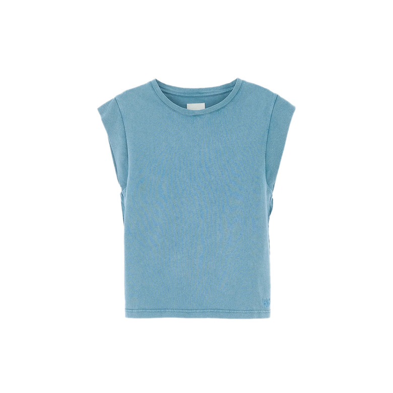 Bellerose t-shirt bleu 1