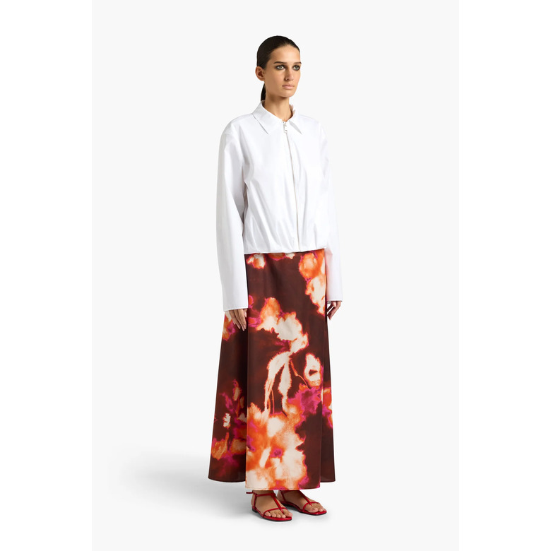 Liviana Conti skirt bordeaux 2