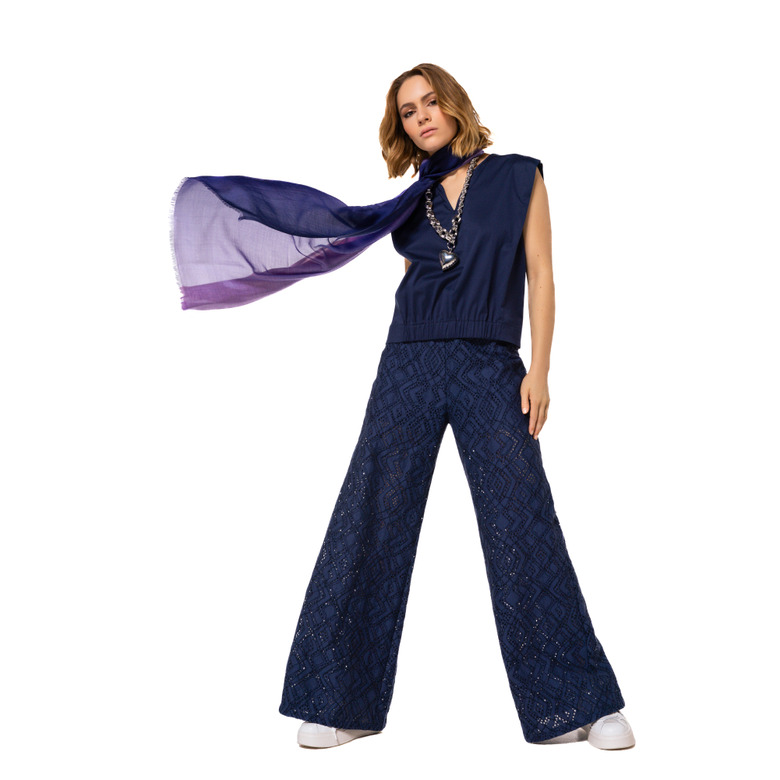 Caroline Biss trousers blue 2