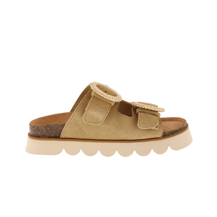 No Name thong slippers lightbrown
