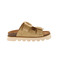 No Name thong slippers lightbrown 1