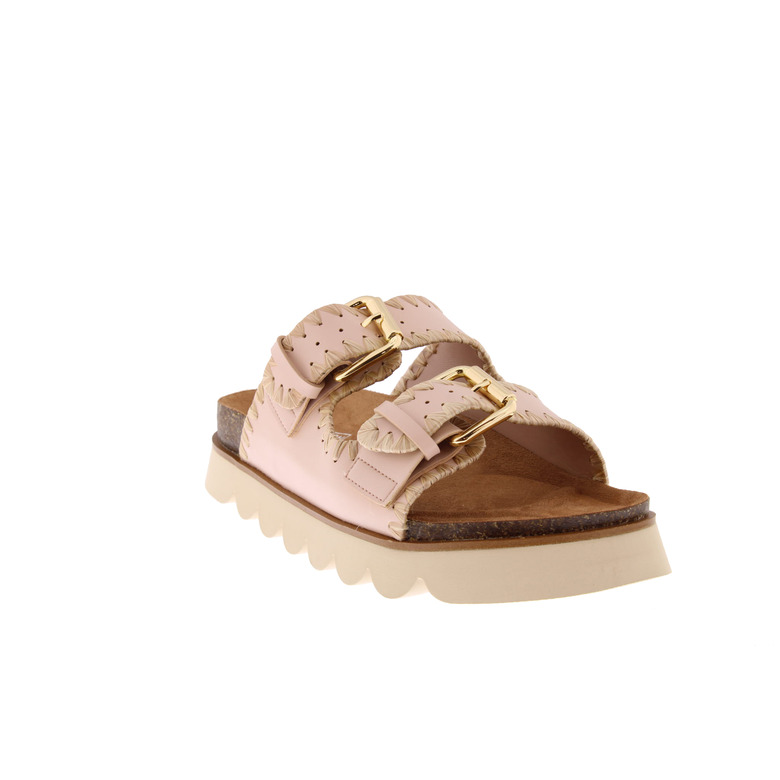 No Name thong slippers pink 2