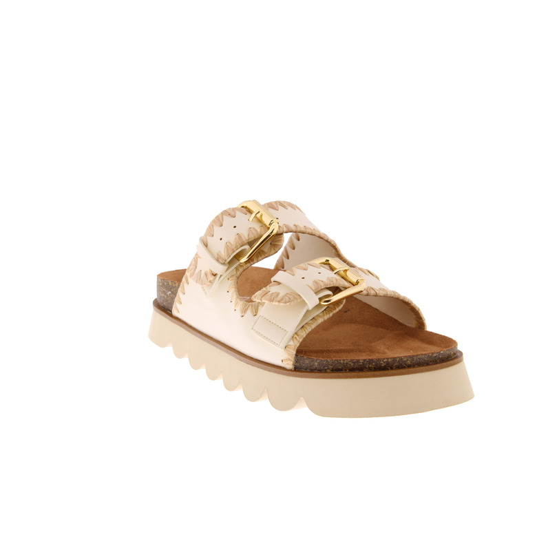 No Name thong slippers ecru 2