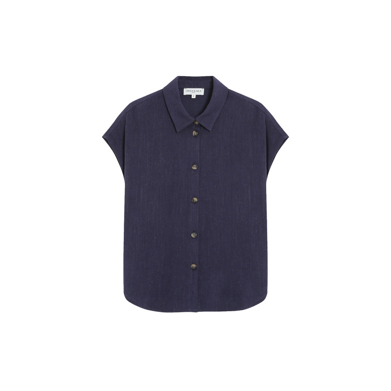 Grace & Mila chemisier bleu 1