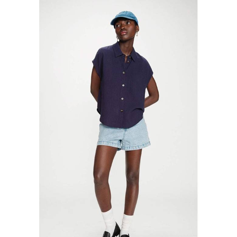 Grace & Mila chemisier bleu 2