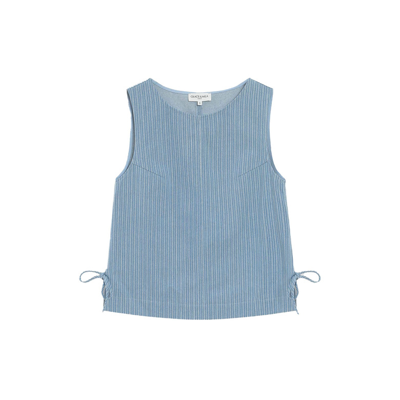 Grace & Mila blouse blue 1