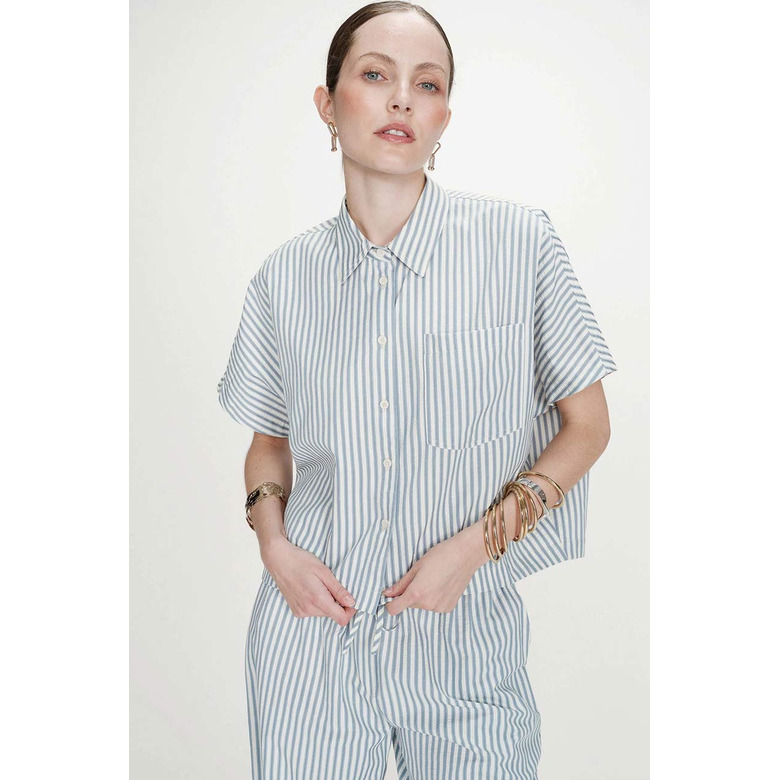 Grace & Mila blouse blue 2