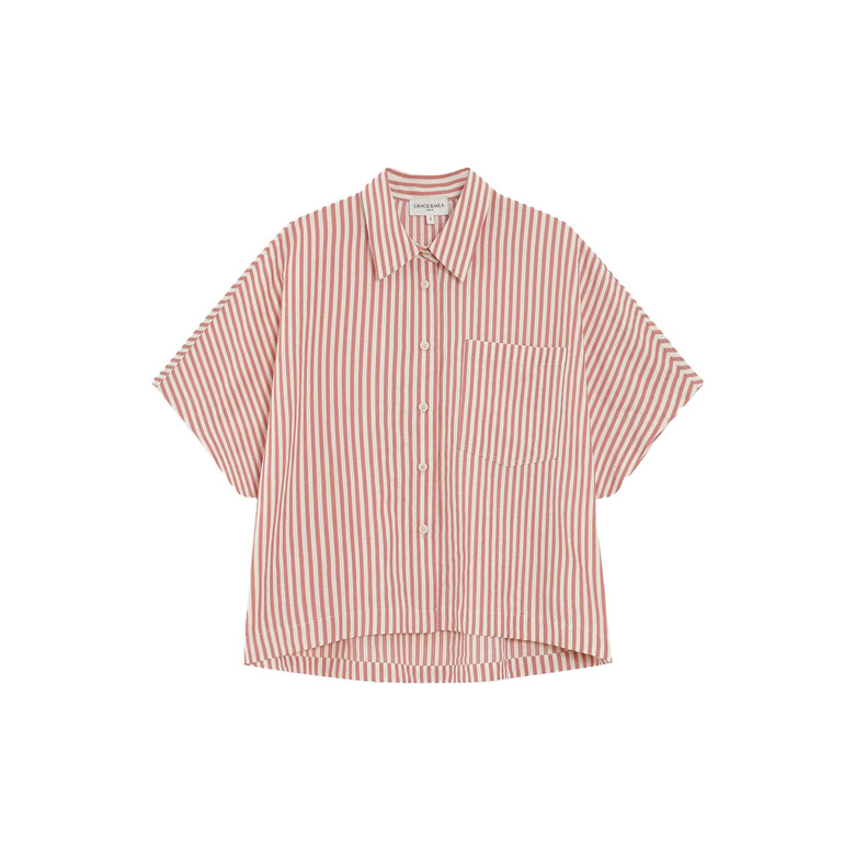 Grace & Mila bluse rosa 1