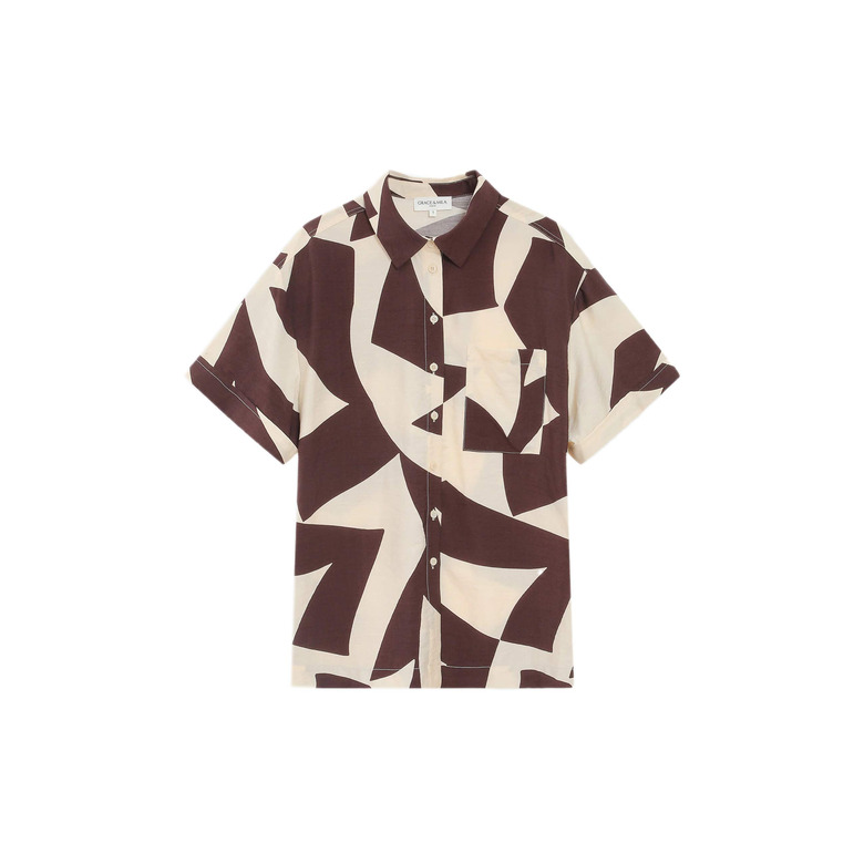 Grace & Mila bluse braun 1