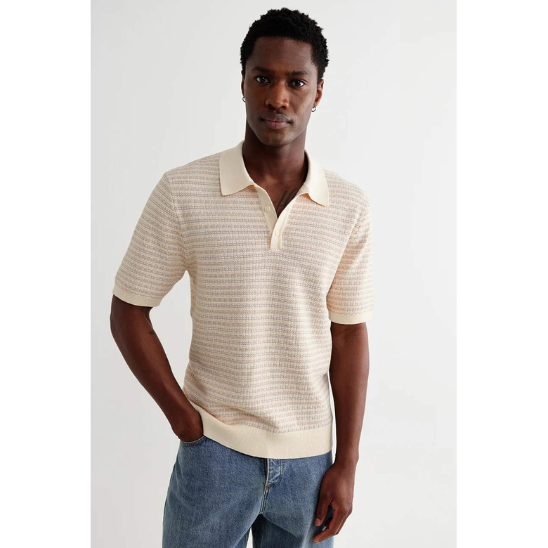 Wax London polo beige 2