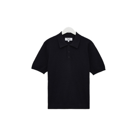 Wax London polo blau