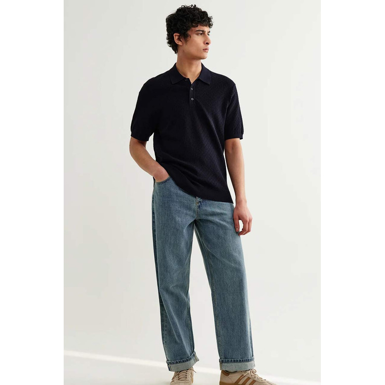 Wax London polo blau 2