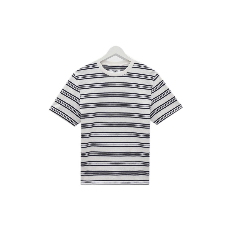 Wax London t-shirt bleu 1