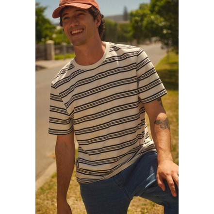 Wax London t-shirt bleu