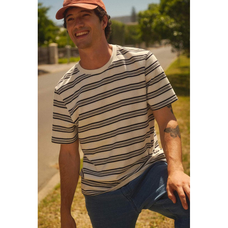 Wax London t-shirt bleu 2