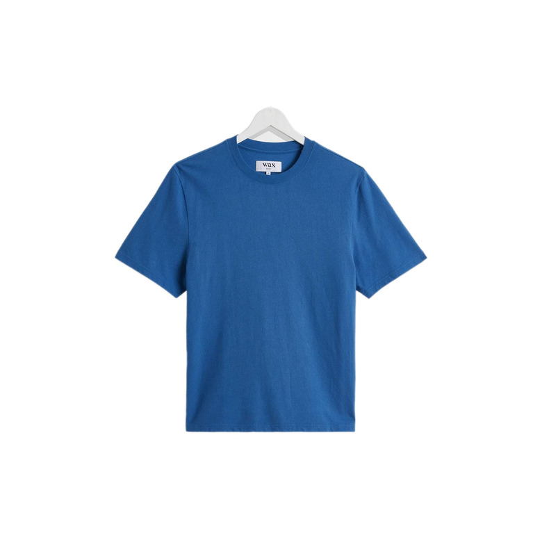 Wax London t-shirt bleu 1