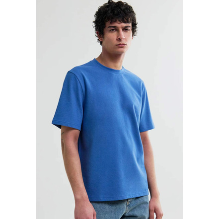 Wax London t-shirt bleu