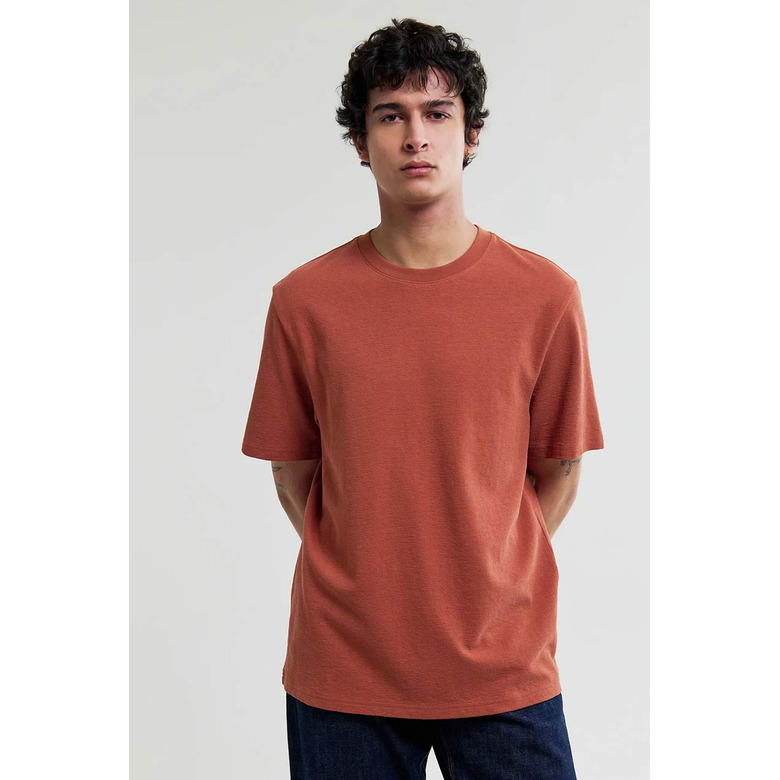 Wax London t-shirt orange 2