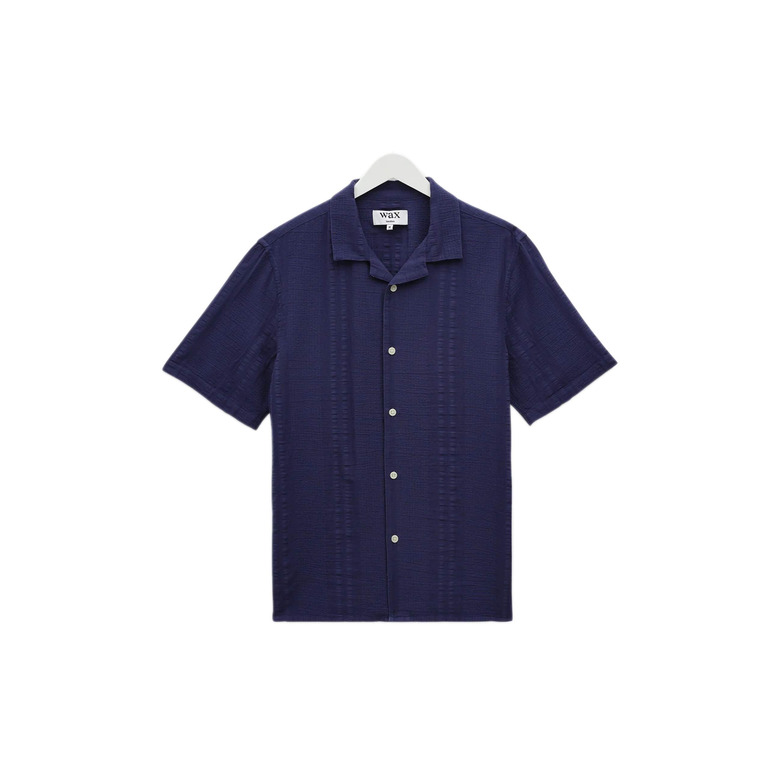 Wax London hemd blau 1