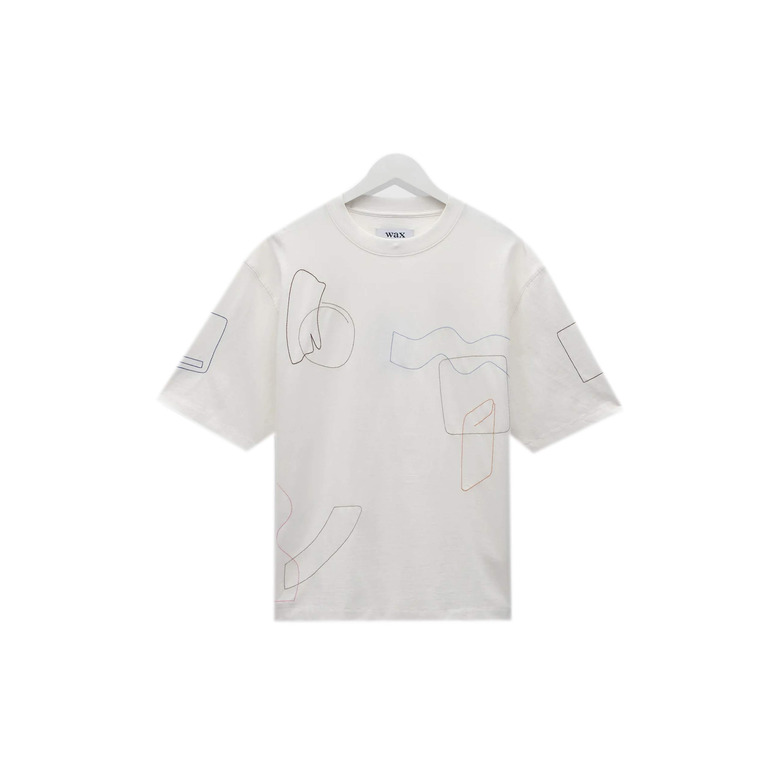 Wax London t-shirt ecru 1
